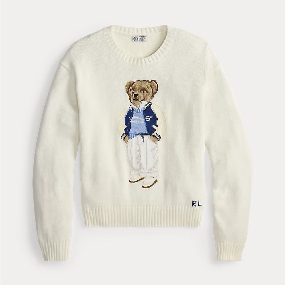 NWT The Spelman College Polo Bear Sweater - Medium